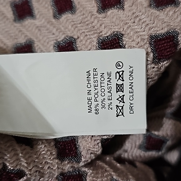 Kate Spade Pants Diamond Jacquard Cigarette Cropped Trouser Dress Pant 10 - Picture 7 of 7